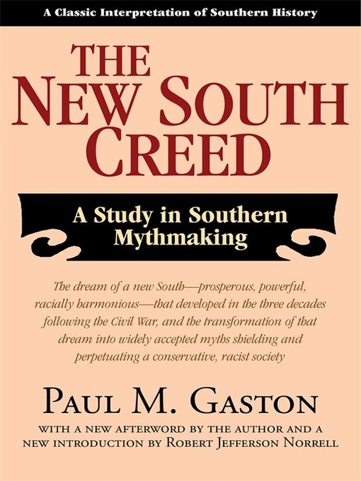 Title details for The New South Creed by Paul M. Gaston - Available